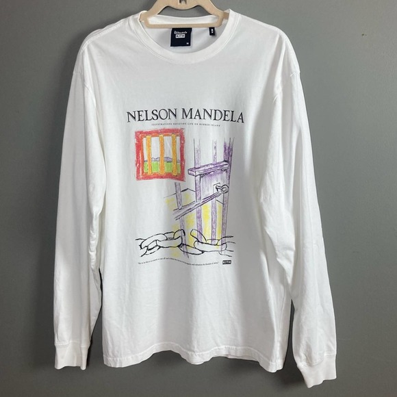 Kith Shirts Kith Tshirt Nelson Mandela Limited Edition Long Sleeve